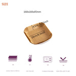 Carta forno antiolio per friggitrice 18x18 cm 3 pezzi