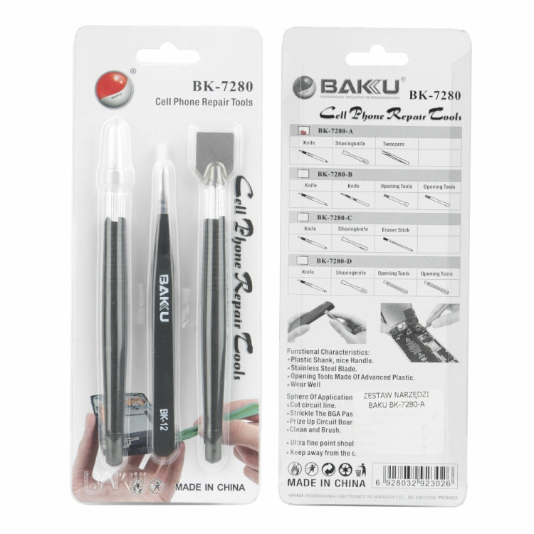 Set pinzette raschietto per fanghi saldatura BK-7280