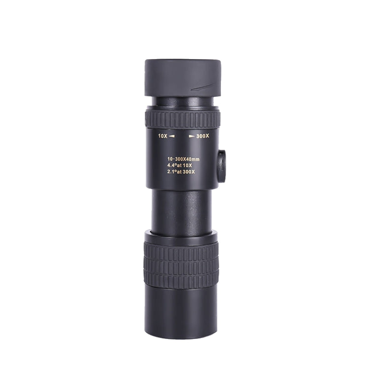 Telescopio monoculare HD 10-300x40 con treppiede e supporto foto
