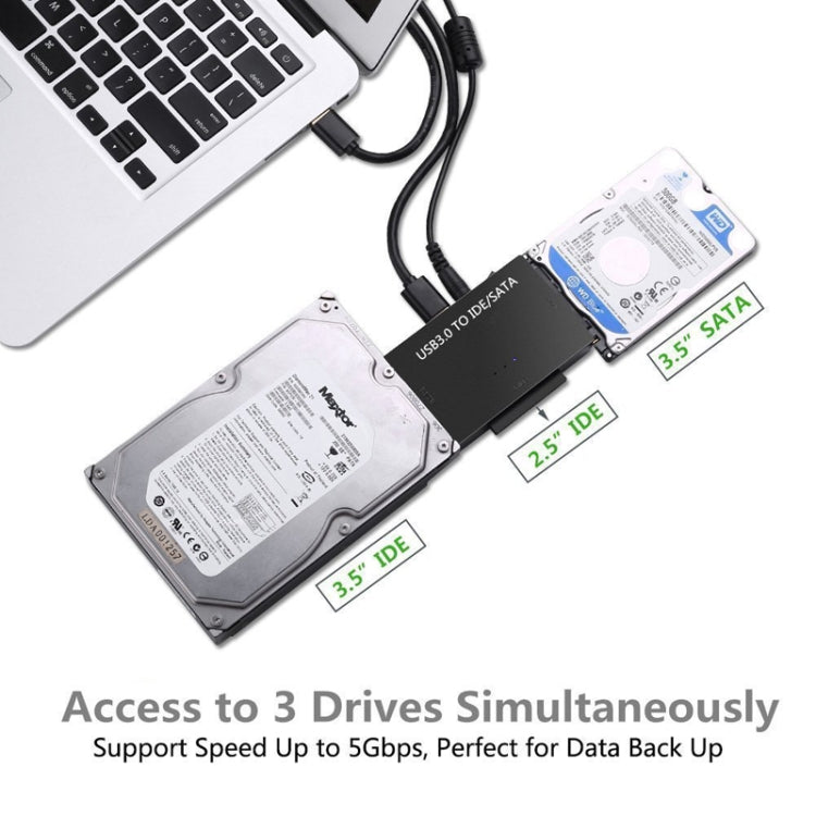 Adattatore USB 3.0 a SATA/IDE per disco rigido esterno