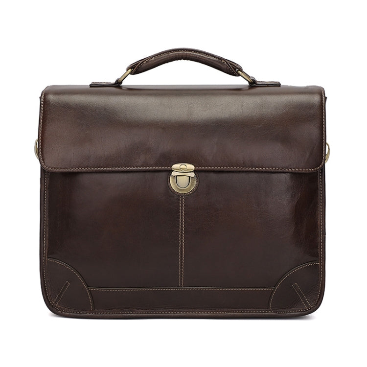 Borsa laptop in pelle vacchetta 15,6 pollici uomo