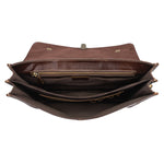 Borsa laptop in pelle vacchetta 15,6 pollici uomo