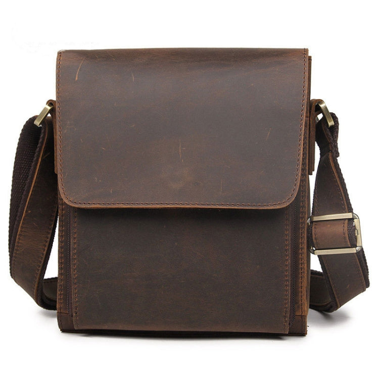 Borsa a tracolla uomo in pelle di cavallo 25x12x28 cm