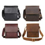 Borsa a tracolla uomo in pelle di cavallo 25x12x28 cm
