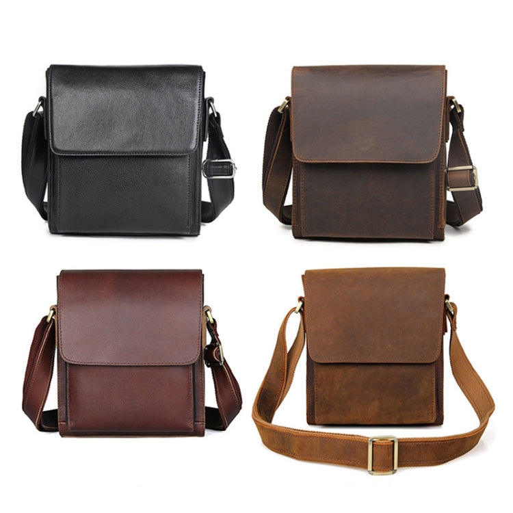 Borsa a tracolla uomo in pelle di cavallo 25x12x28 cm