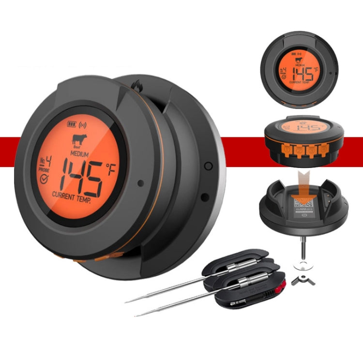 Termometro da forno Bluetooth wireless con sonda in acciaio
