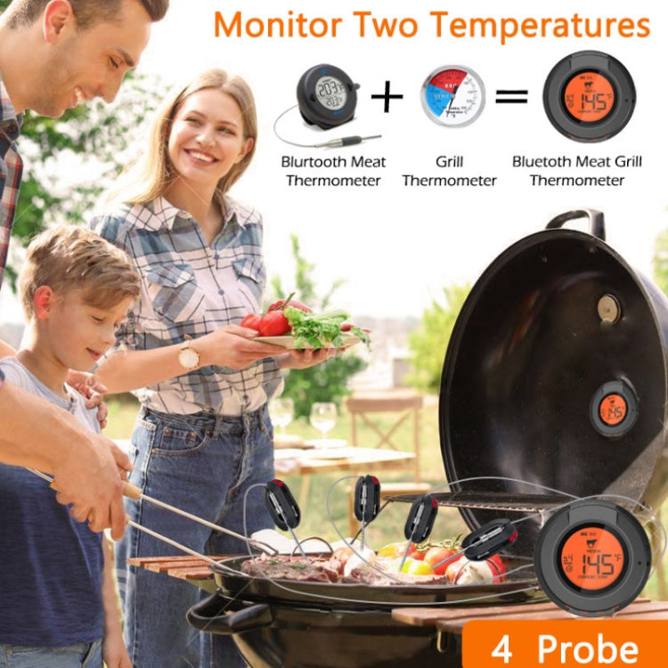 Termometro da forno Bluetooth wireless con sonda in acciaio