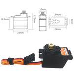 Aeromodello 450 Piatto Oscillante GDW Sterzo DS031MG