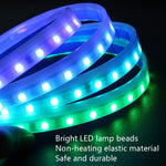 Luci LED d'atmosfera per auto con stelle filanti in silicone