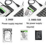 Cavo adattatore USB 3.0 a SATA per disco rigido 2,5/3,5 pollici