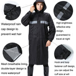 Impermeabile da equitazione riflettente X18 per adulti XL-XXXXL