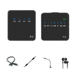 Microfono lavalier wireless con Bluetooth e riduzione rumore