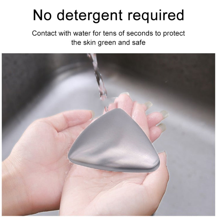 Sapone in acciaio inox deodorante 4 pezzi Triangle e Rectangle