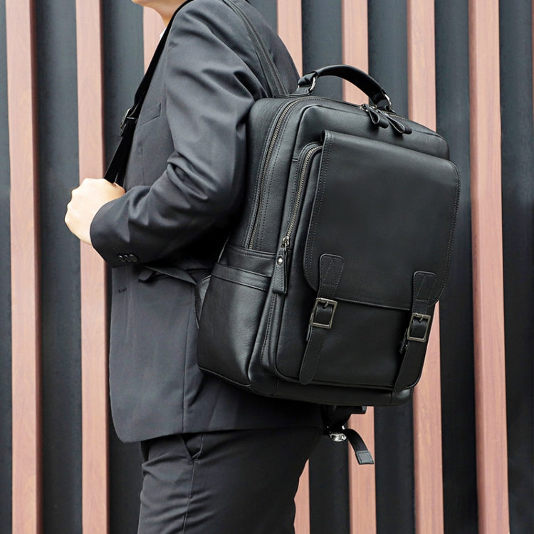 Borsa laptop uomo in pelle vacchetta 14 pollici