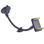 Staffa con clip e tubo flessibile per smartphone auto