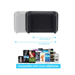 Staffa con clip e tubo flessibile per smartphone auto