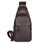 Borsa a tracolla in pelle bovina per uomo casual
