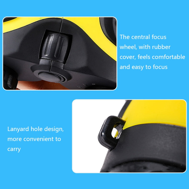 Mini binocolo HD 8x21 per bambini gomma colorata