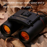 Micro telescopio portatile 30X con film arancione e blu