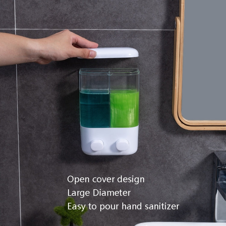 Dispenser sapone manuale da parete singolo o doppio