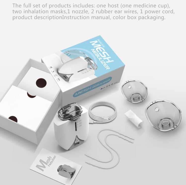 Nebulizzatore micro-mesh indossabile USB con spina US e EU