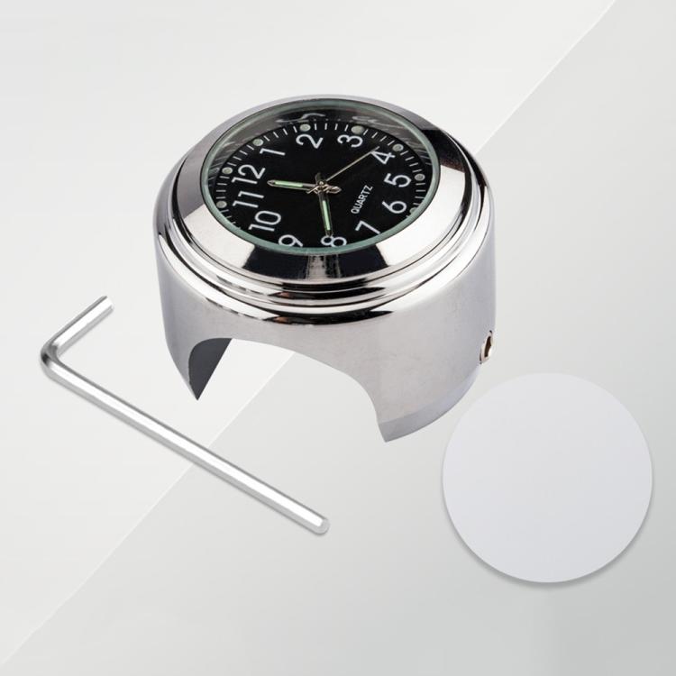 Orologio da manubrio per moto in lega di alluminio impermeabile