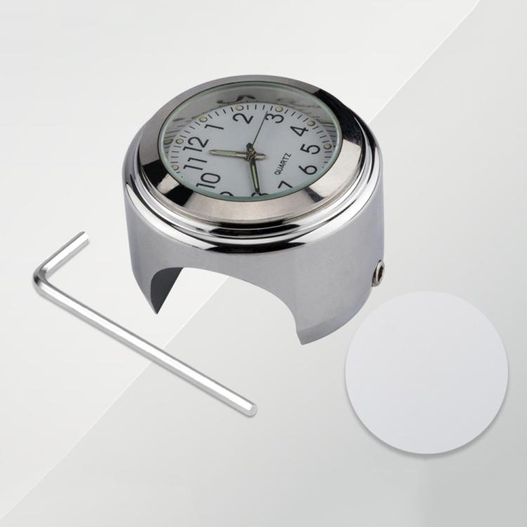 Orologio da manubrio per moto in lega di alluminio impermeabile