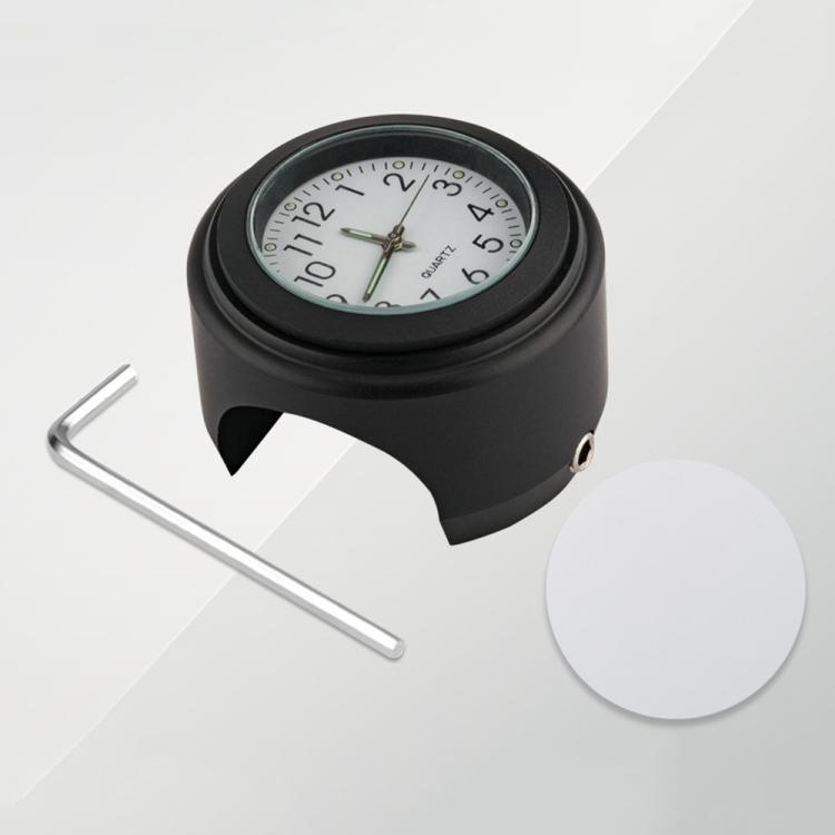 Orologio da manubrio per moto in lega di alluminio impermeabile