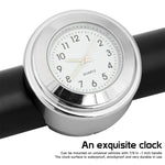 Orologio da manubrio per moto in lega di alluminio impermeabile