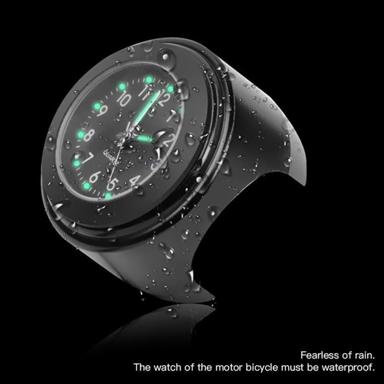 Orologio da manubrio per moto in lega di alluminio impermeabile