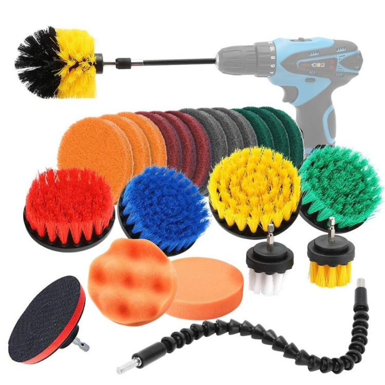 Set 24 spazzole per pulizia con trapano elettrico