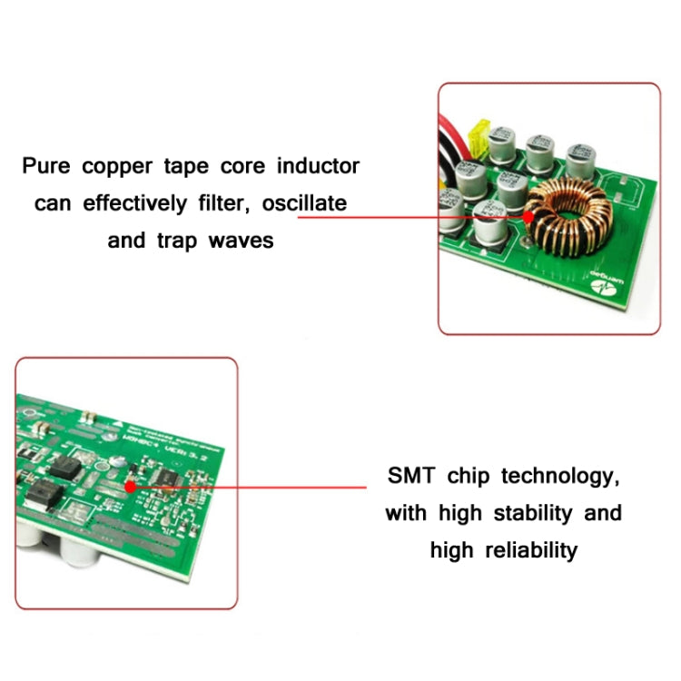 Regolatore di tensione auto impermeabile 12V-24V 72W 3A