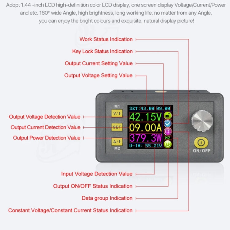 Modulo buck alimentazione regolabile 50V 20A DPS5020