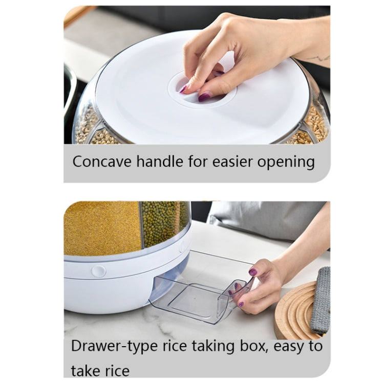 Contenitore rotante per cereali da cucina 30x30x32 cm