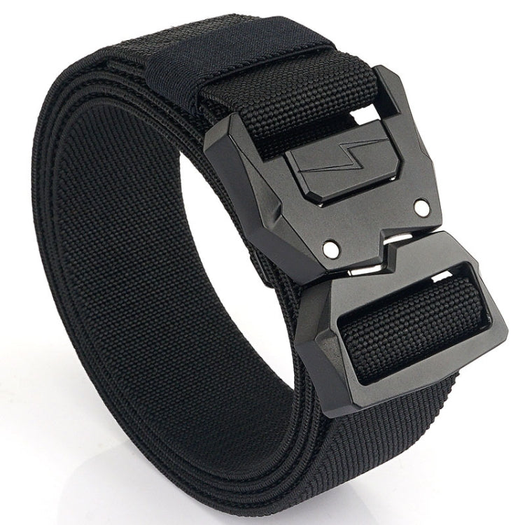 Cintura elastica da uomo casual con fibbia a fulmine 125cm