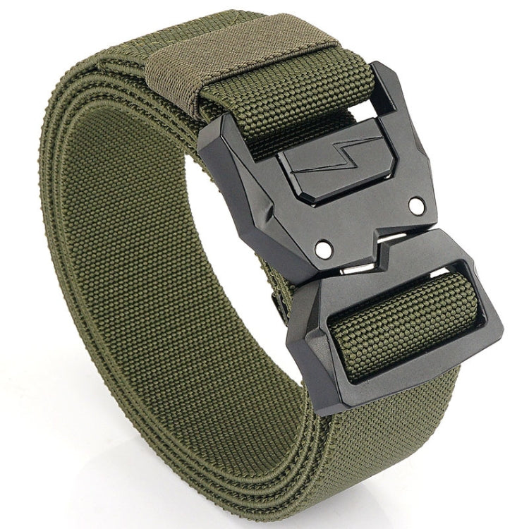 Cintura elastica da uomo casual con fibbia a fulmine 125cm