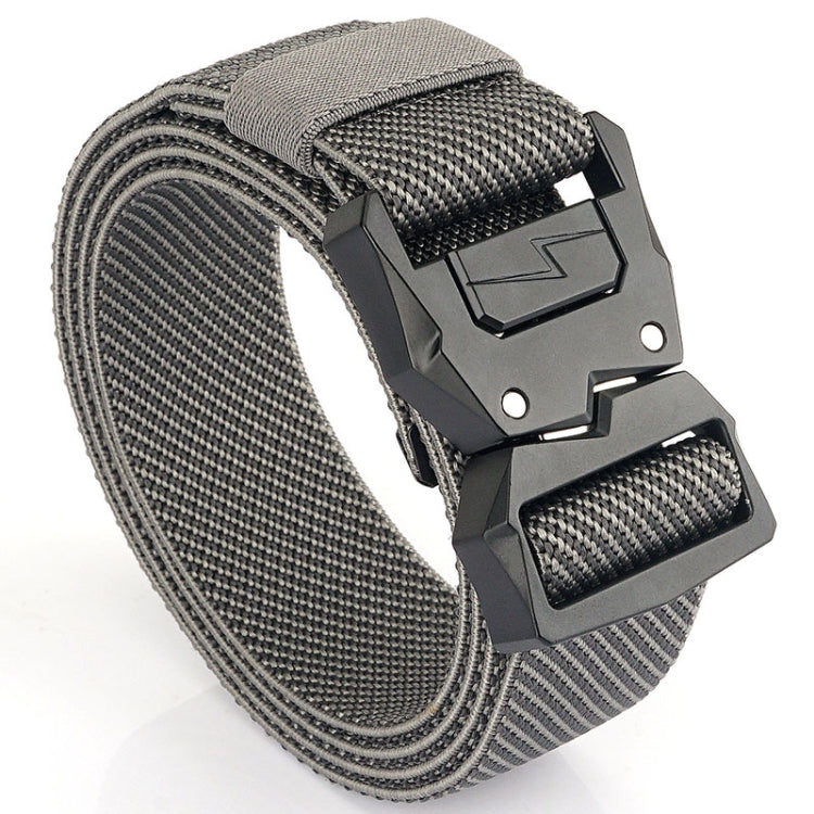 Cintura elastica da uomo casual con fibbia a fulmine 125cm