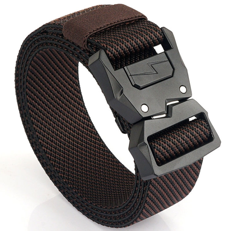 Cintura elastica da uomo casual con fibbia a fulmine 125cm
