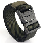 Cintura elastica da uomo casual con fibbia a fulmine 125cm