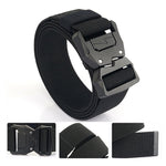Cintura elastica da uomo casual con fibbia a fulmine 125cm