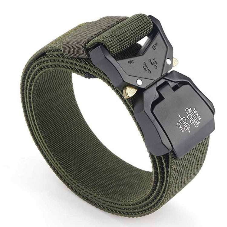 Cintura in tessuto elasticizzato con fibbia in lega 125cm