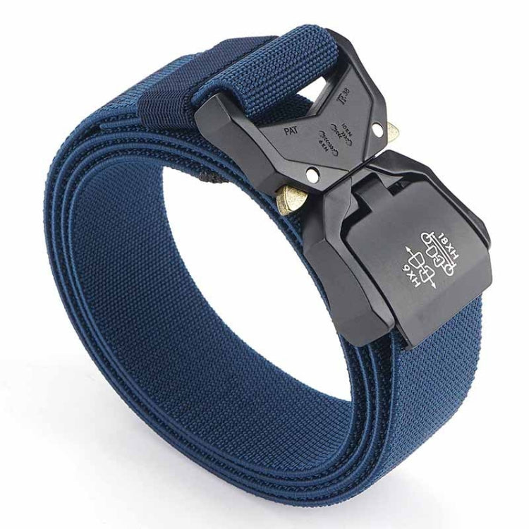 Cintura in tessuto elasticizzato con fibbia in lega 125cm