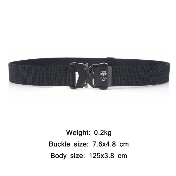 Cintura in tessuto elasticizzato con fibbia in lega 125cm