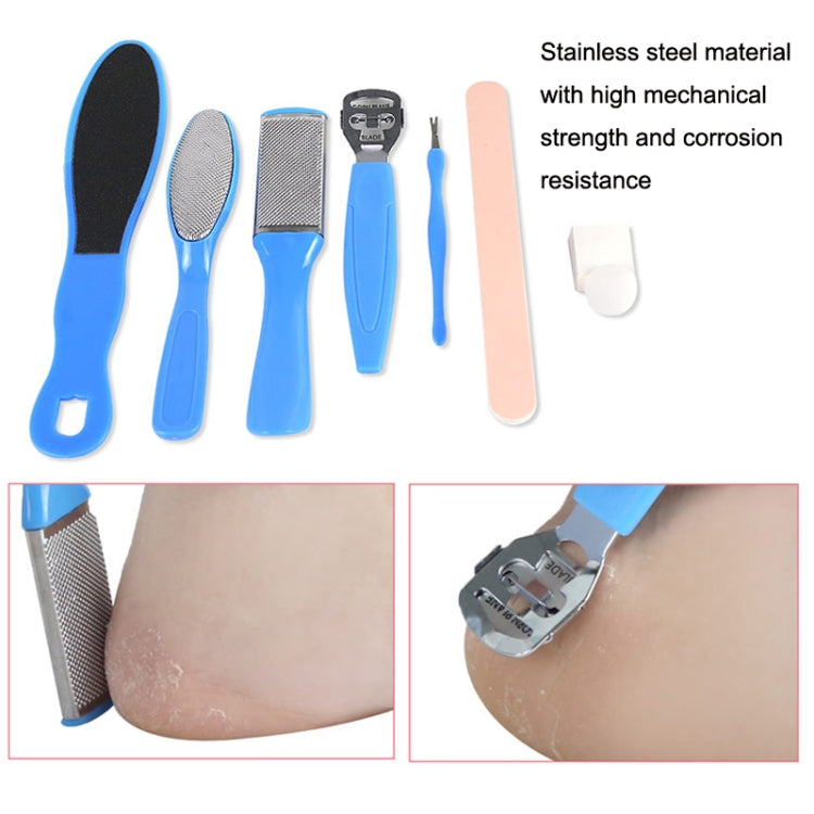 Set 8 in 1 lime esfolianti per pedicure cura piedi