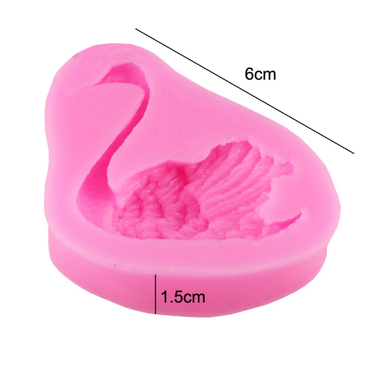 Stampo silicone decorazione torte cigno 2 pezzi