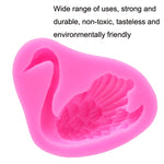 Stampo silicone decorazione torte cigno 2 pezzi