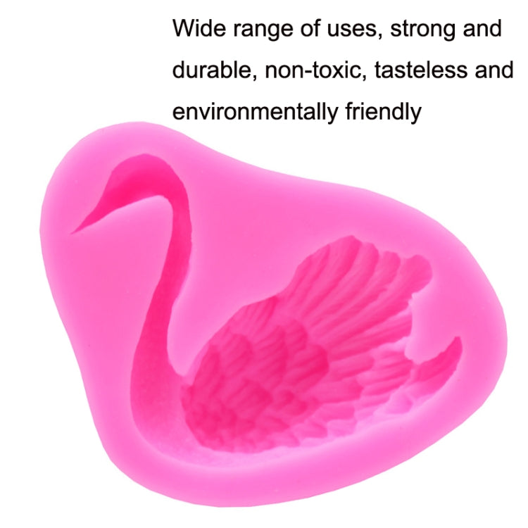 Stampo silicone decorazione torte cigno 2 pezzi