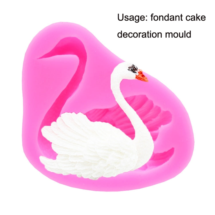 Stampo silicone decorazione torte cigno 2 pezzi