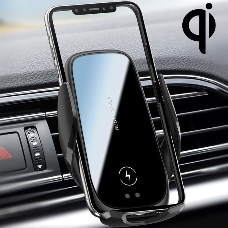 Staffa di ricarica wireless per auto 15W con blocco e rotazione