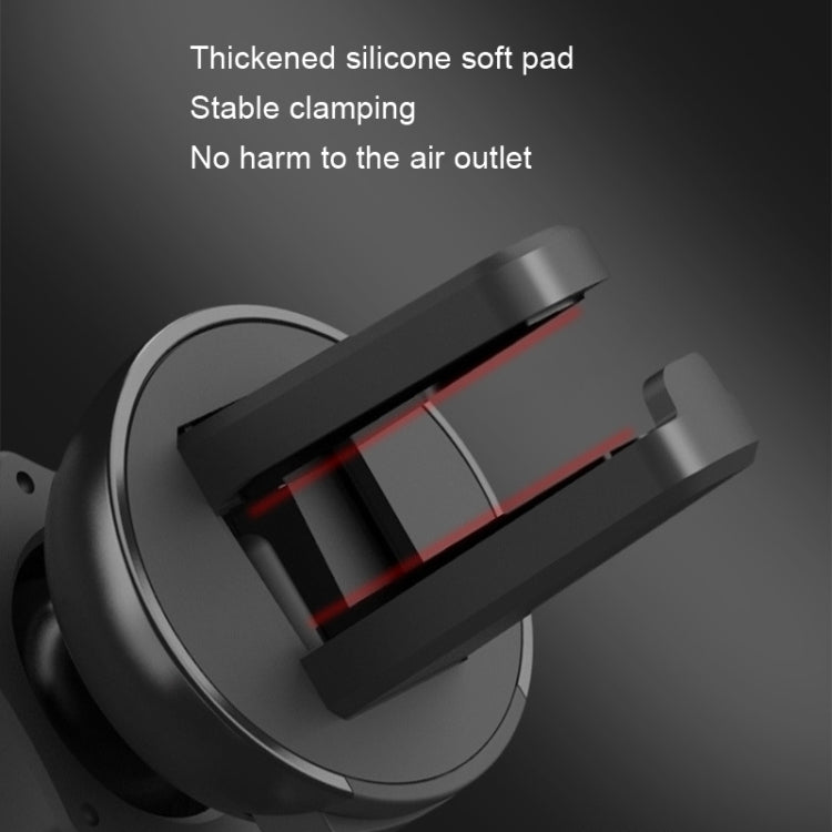 Staffa di ricarica wireless per auto 15W con blocco e rotazione